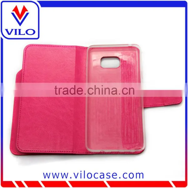 Card Holder Leather Wallet Case for Samsung Note 5 photo-6