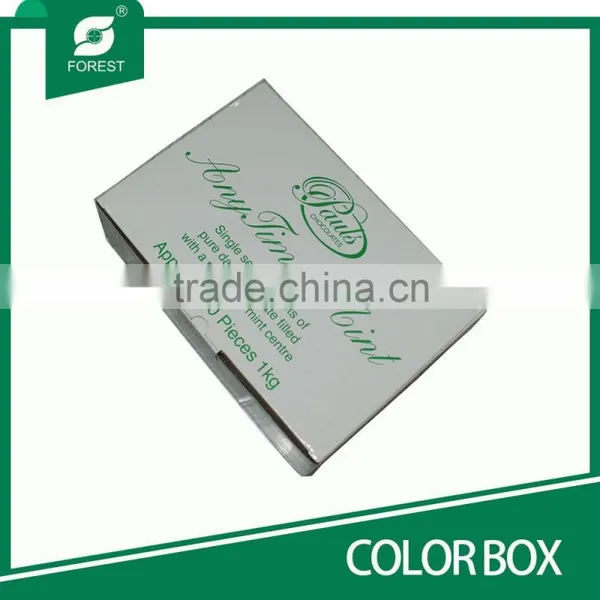 FOOD GRADE DIE CUT COLOR PAPER BOXES CHOCOLATES PACKAGING CARTONS WITH CUSTOM PRINTED photo-3