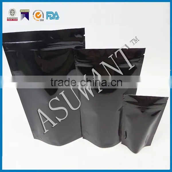 Custom Print Zipper Aluminum Foil Smell Proof Bag With Tear Notch/zip Lock Reseal Package Bag for Cookies photo-3