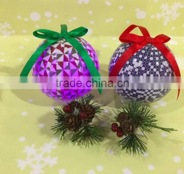 Wholesale Shatterproof Christmas Ball Ornaments/ Christmas Styrofoam Balls photo-4