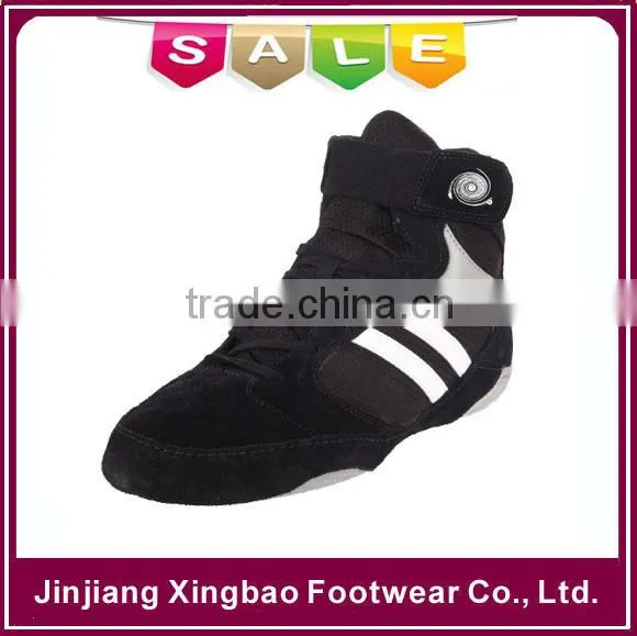 2015 New! Mens Pretereoo No.1 Wrestling Shoes Size 36-45-Black/White Suede Footwear , Great Condition!
