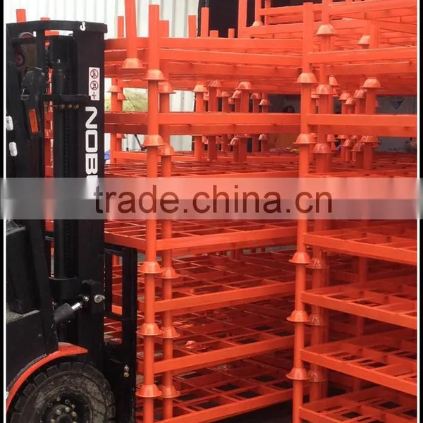 Stacking racks shelves for warehouse