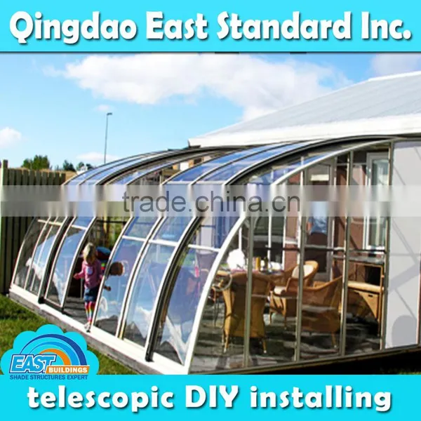 Made in China Polycarbonate Sheet and Aluminum Alloy Prefab House