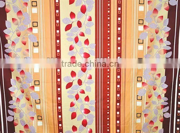 printed polyester bedspreads fabric