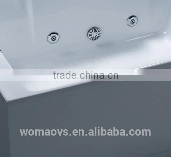 Hot Sale Double Person Acrylic Whirlpool Bathtub, Rectangle Massage Bathtub With Digital Controller photo-4