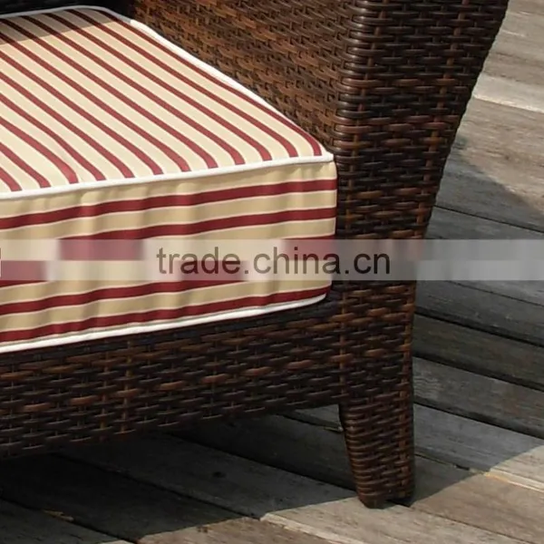 High Quality Rattan Sofa Set With 15cm Thickness Cusion High Quality Fabric photo-6
