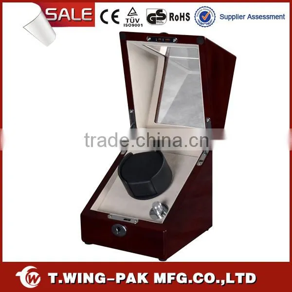 Mahogany Watch Winder Box for One Gentleman's Watch