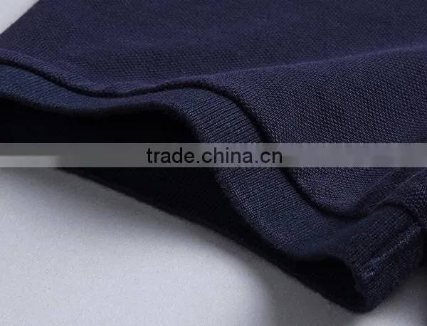 Wholesale China Mens Bulk Plain Color 100% Cotton Polo Shirts photo-4