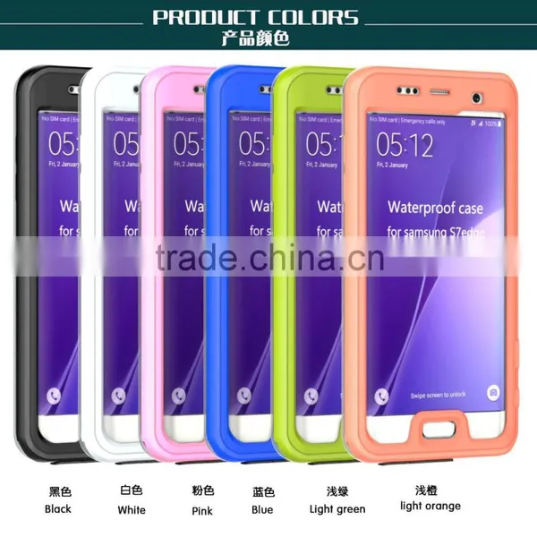 Luxury Waterproof Shockproof Clear Phone Case Cover For Samsung Galaxy S7 S7 Edge