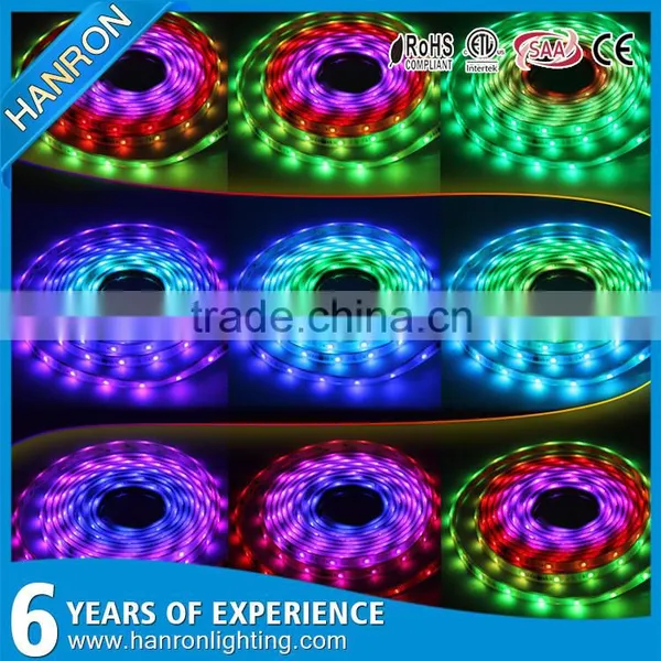 China Wholesale Running Led Strip None-waterproof SMD5050 60LED/M RGB"