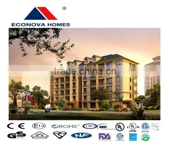 best selling products Econova prefab home designs for rent using light steel structure