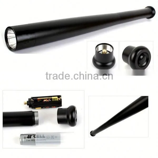 LM-041Most Powerful Baseball Bat Torch USA Hot Sale Aluminum High Beam Led Light Hand Crank Torch Light photo-2