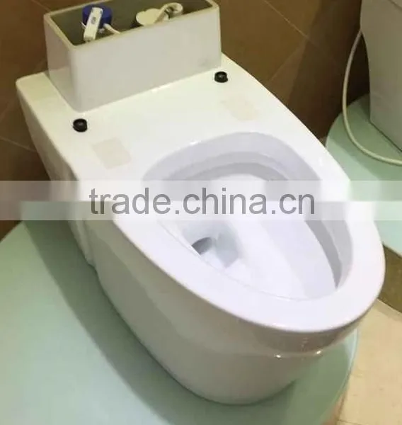 Auto Body Cleaning Floor Mounting Energy Saving Smart Automatic Toilet photo-3