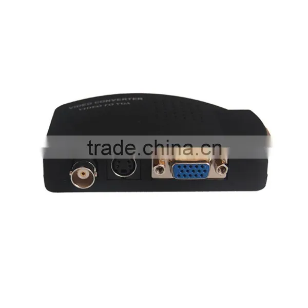 CCTV DVD DVR Camera TV S-video BNC to VGA Video Converter