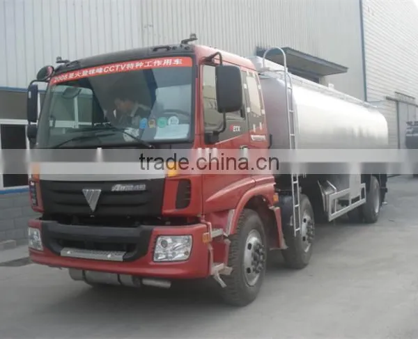 Aumen Auman 3 Axles Oil Truck 26000 Lit Litres Literes Fuel Tank Truck Sale in Russia photo-5