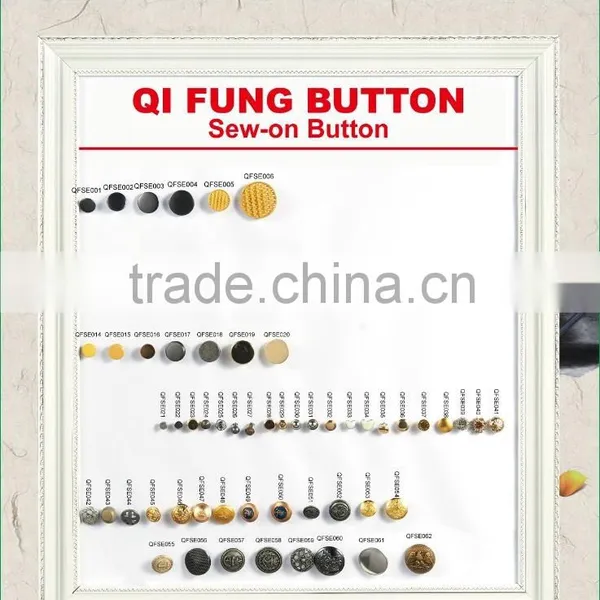 Free Sample Metal Plastic 22L 24L 26L 30L 26L Sewing Button
