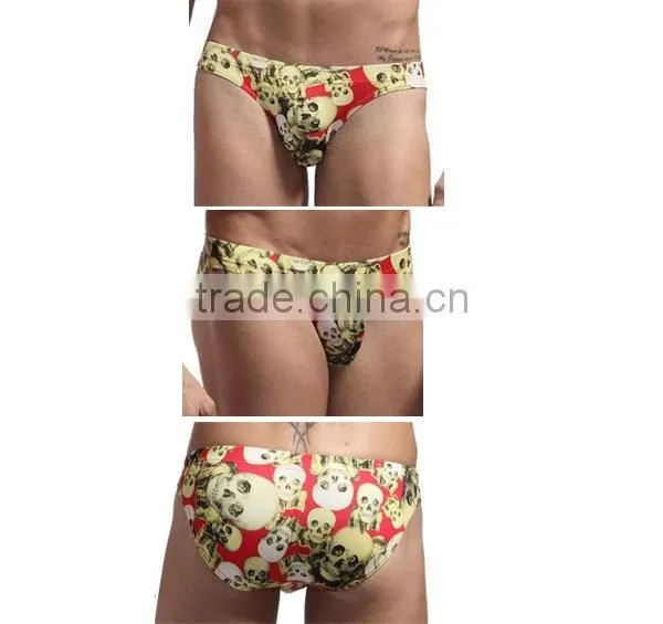Sexy Skull Men Swimwear Briefs Men's Swimwear photo-3