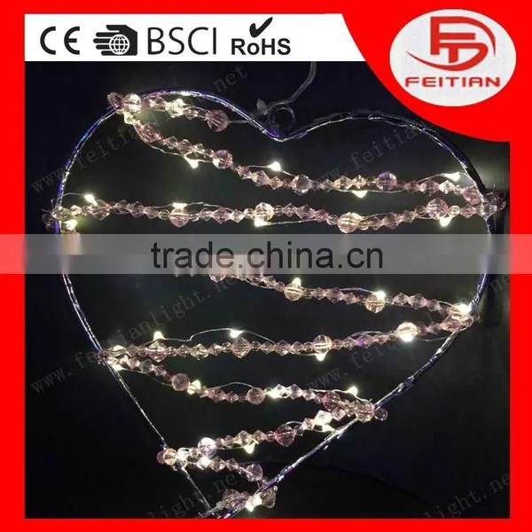 2015 Love Heart Led Holiday Lights Led Decorative Light LED Battery Light