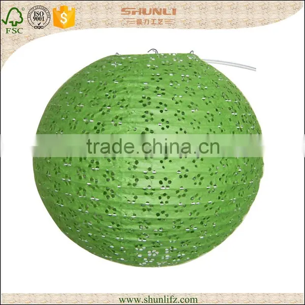 Eco-friendly and Cheapest Price Muti-colorful Plastic Hanging Paper Lantern photo-2