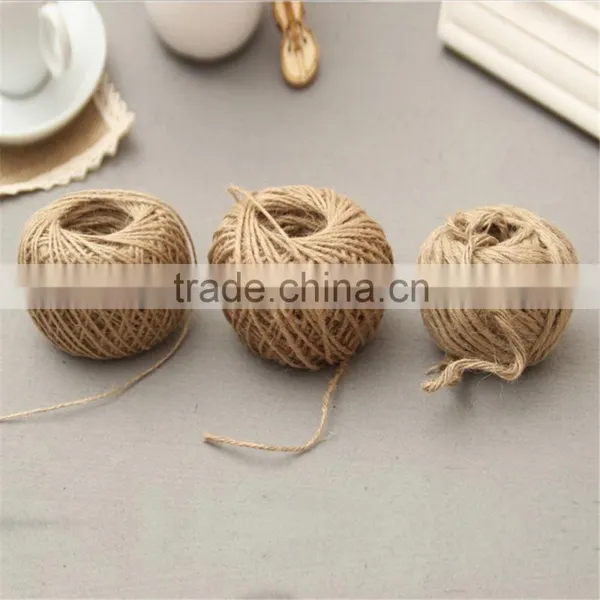 China Suppliers 1MM-3MM Natural Hemp Rope,Jute Twine,Jute Rope For Hang Tag Or DIY photo-2