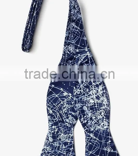 2016 Custom Design Fashion Printed Self-tie Silk Bow Ties photo-4