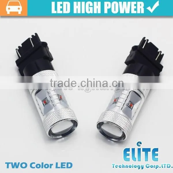 Newest!!! LED High Power Two Dual Double Color 3157 Led Reversing Light Turn Light photo-2