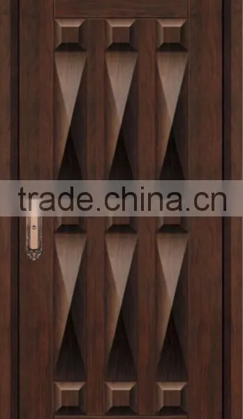Good Quality Steel Wood Armored Security Door in 2016 photo-6