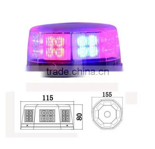 Purple Led Beacon Light With Magnetic Base Cigarette Plug LH-S09 photo-4