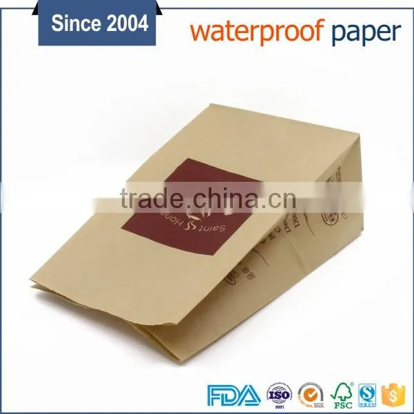 Oem Accepted Kraft Paper Coffee Bags,brown Bakery Food Craft Bag photo-4