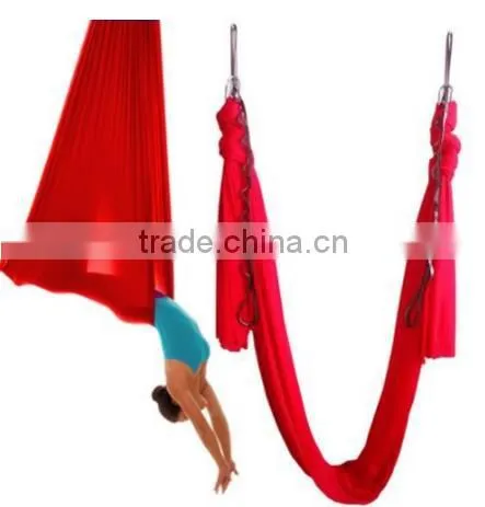 Elastic Pilates Hammock Yoga With Yoga Stretch Belts Carabiner Daisy Chain