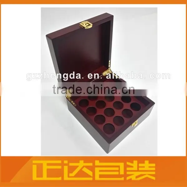 Guangzhou Factory High Quality Custom Wood Essential Oil Bottle Storage Boxes