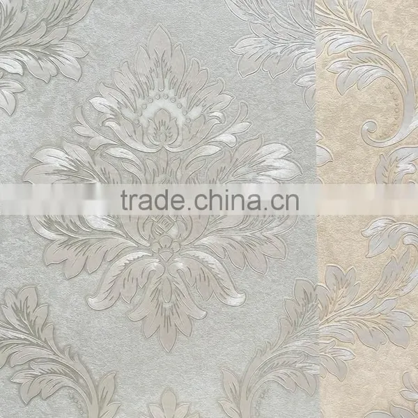Classical Design Vinyl Flooring Deep Embossed Flower Making Wallpaper for House photo-2