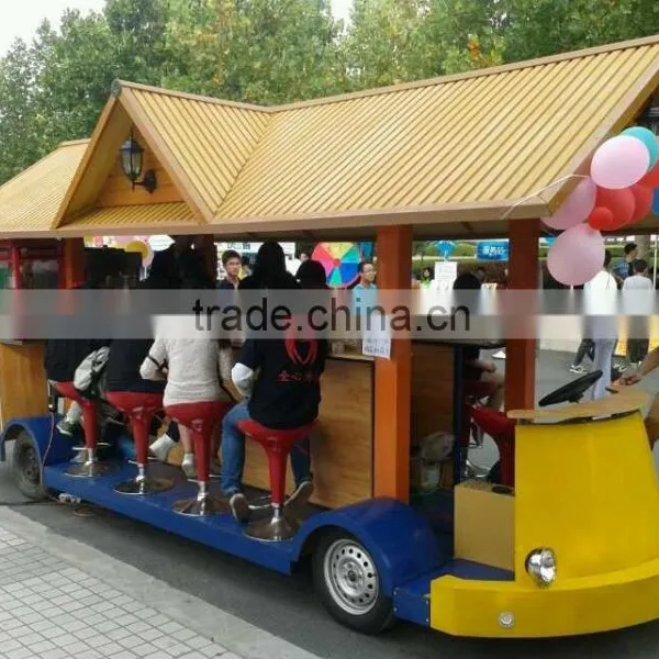 Bestar fast food vending carts kiosk carts mobile Electric coffee car shop with counter