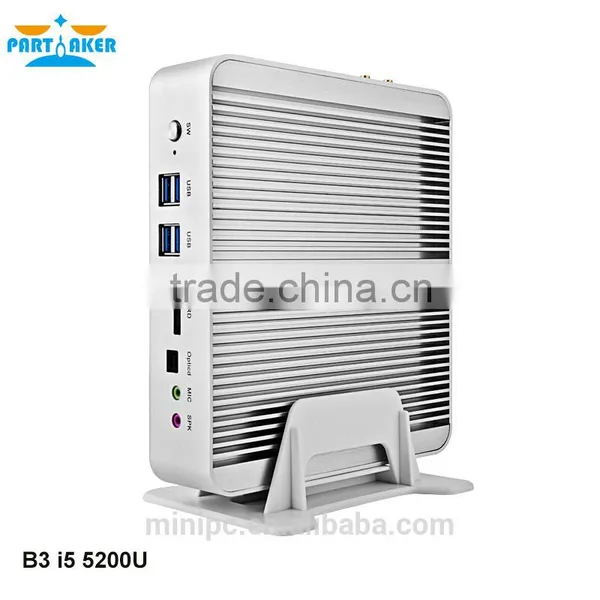 Fanless Mini Desktop Computeri5 5200u gaming desktop PC