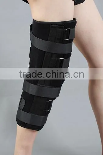 Black Knee Fixed Set / Soft Tissue Injures Protective Medical Knee Brace photo-2