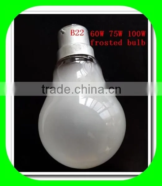 E27 B22 40W 60W 100W Incandescent Frosted Light Bulb