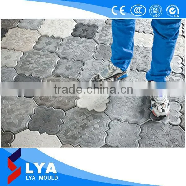 2016 Hot Selling Flaster Decorative Plastic Circles Lya Pvc Paver Moulds photo-3