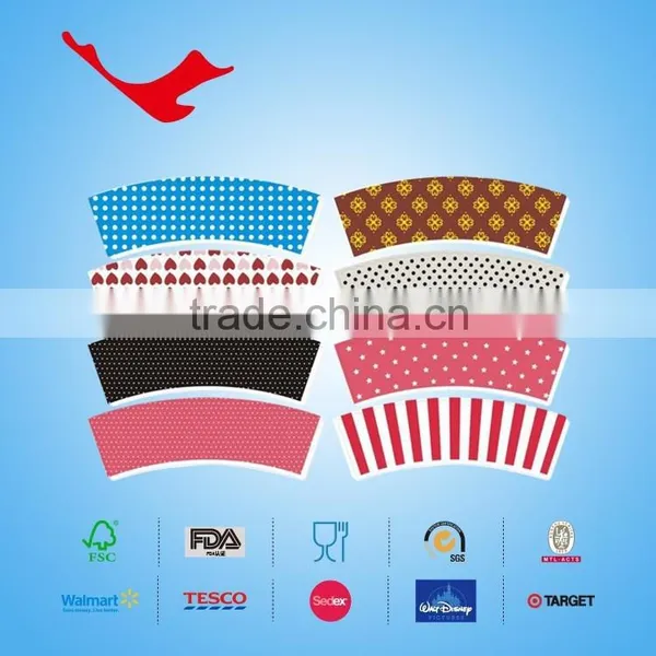 PE Coated Disposable Paper Cup Fan/piece for Coffee Beverage photo-5