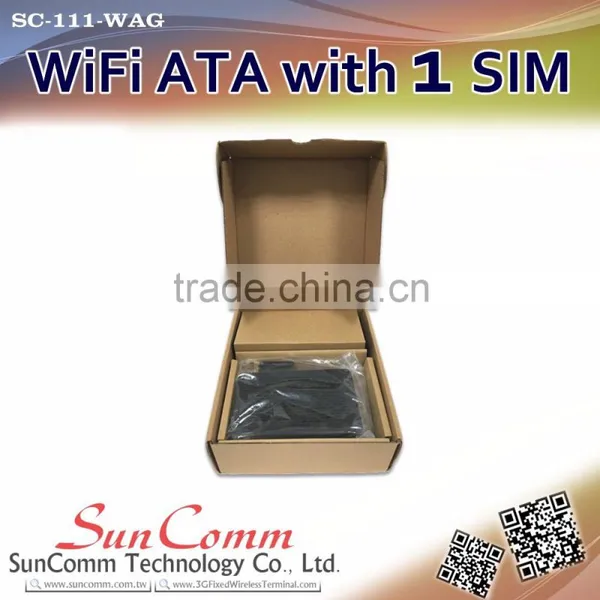 SC-111-WAG Wifi ATA With 1SIM, 1FXO, 1FXS, Wifi Hotspot, GSM, Multi-functional Gateway, WiFi AP photo-5
