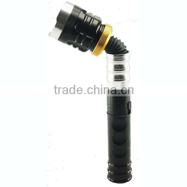 2016 New Aluminium Rechargeable Working Light Torch Led Light Flashlight photo-2