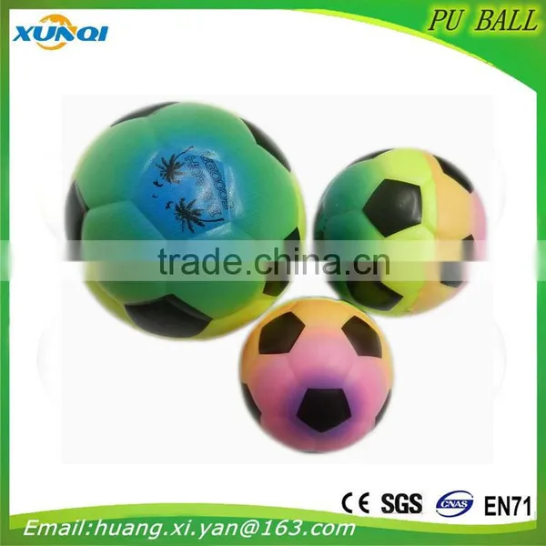 Color Coconut PU Foam Ball High Quality Children Toy Balls Soft Anti Stress Ball photo-2
