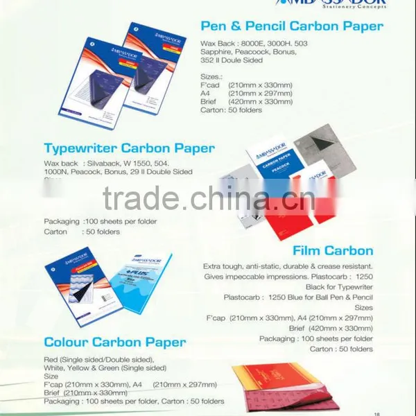 Stationery Carbon Paper
