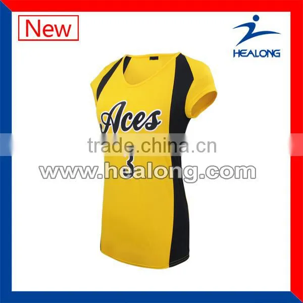 High Quality Sublimated Women Volleyball Uniform Inflatable Volleyball Jersey
