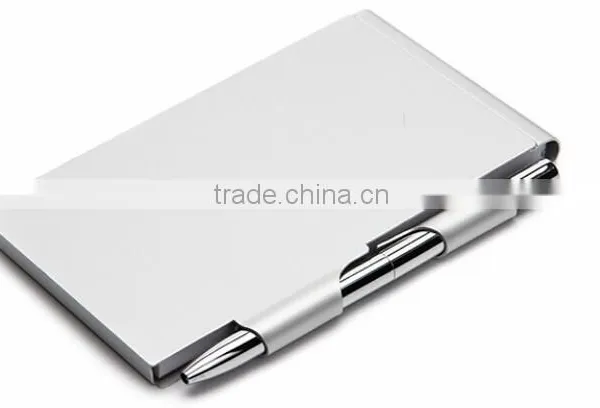 Christmas Gift Mini Notepad With Pen, Small Notepad With Pen, Metal Notepad With Pen photo-6