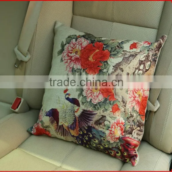Fashion Digital Printing Custom Printed Cushion With Birds photo-3