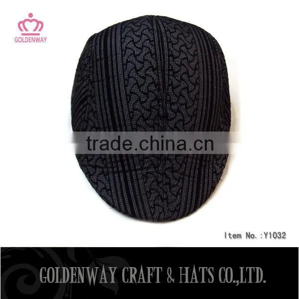 Men's Newsboy Black Ivy Hat photo-2
