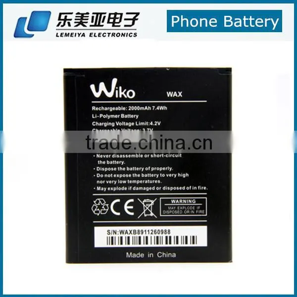 2000mah 12v Li Ion Rechargeable Battery For Wiko Wax photo-2