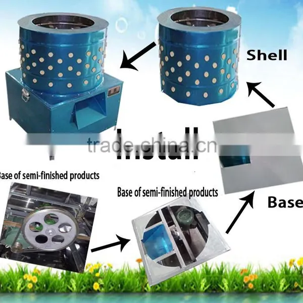 High-speed Chicken Feather Plucking Machine 30s Fast Feather Removing photo-6