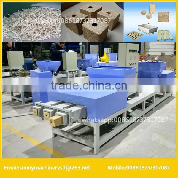Hot Pressing Hydraulic Working Wood Sawdust Block Press Machine photo-5