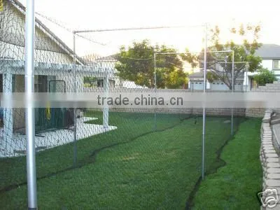Baseball batting cage net